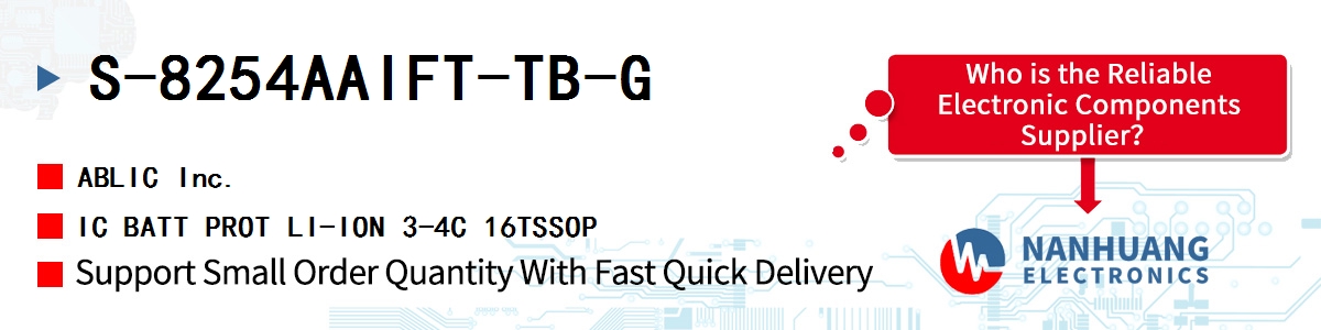 S-8254AAIFT-TB-G ABLIC IC BATT PROT LI-ION 3-4C 16TSSOP